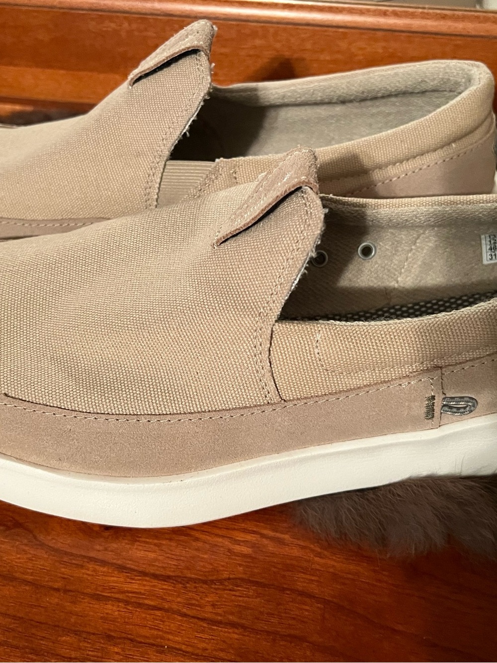 Columbia Men's Slip-On Loafers in Taupe